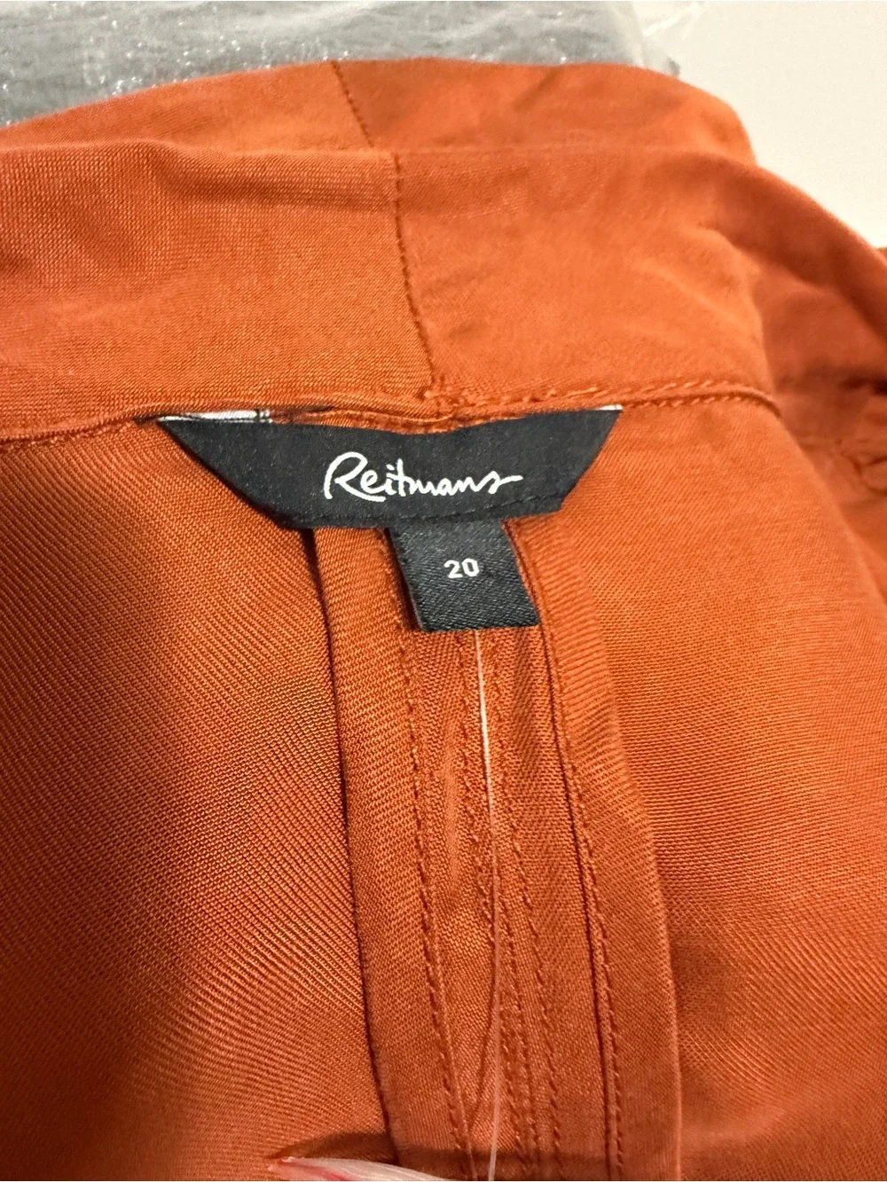 Reitman's Open Front Jacket Rust Orange - Picture 4 of 11
